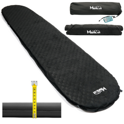 MERKAN Materac Mata Samopompująca Kempingowa Gruba 5 cm Z Pokrowcem