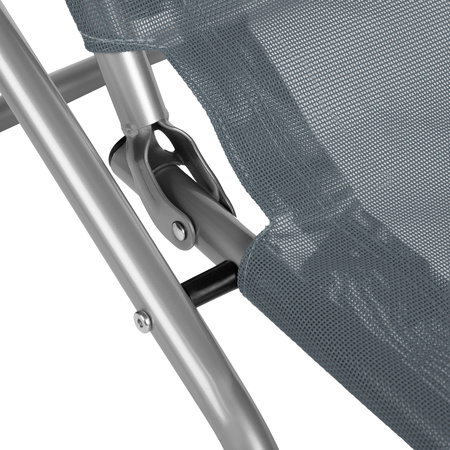 Leżak Ogrodowy Plażowy Ogrodowy Kempingowy Fotel Składany Turystyczny NILS