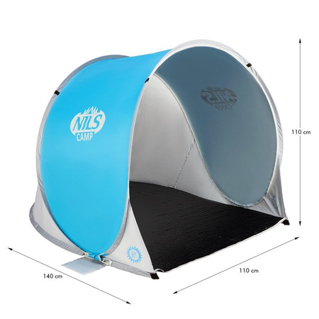 NILS Namiot Plażowy Samorozkładający Wodoodporny