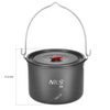 Garnek Turystyczny Kempingowy Na Wyjazd Biwak Z Pokrywką Duży 4 L + Uchwyt