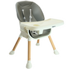 MERKAN Krzesełko Drewniane Fotelik Do Karmienia Z Blatem 3w1 Dla Dziecka