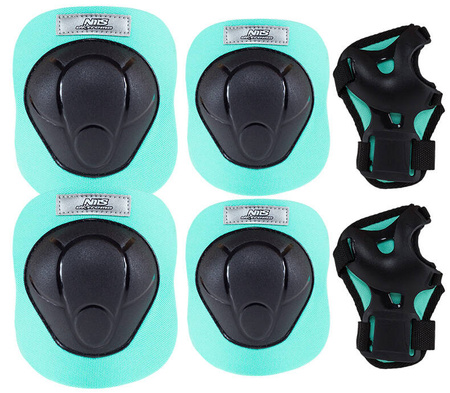 Kask Regulowany Orzeszek + Ochraniacze Zestaw Na Rolki Rower Hulajnogę NILS