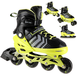 4w1 Łyżworolki Rolki Regulowane Łyżwy Z Wymienną Płozą Dla Dzieci NILS