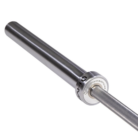 HMS Gryf Olimpijski Prosty Sztanga 220 cm + 2 Zaciski Szczękowe