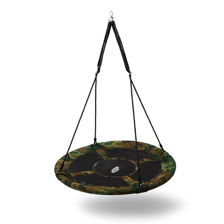 NILS Duża Huśtawka Ogrodowa Dla Dzieci BOCIANIE GNIAZDO Śr. 110 cm