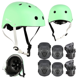 Kask Na Rolki Rower Hulajnogę Regulowany Dla Dzieci Orzeszek + Ochraniacze