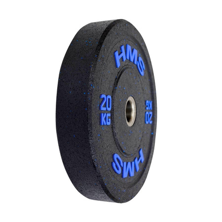 HMS Talerz Olimpijski Na Gryf Sztangę Gumowany Do Treningu Siłowego 20 kg