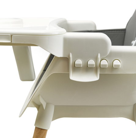 MERKAN Krzesełko Stalowe Fotelik Do Karmienia Z Blatem 3w1 Dla Dziecka