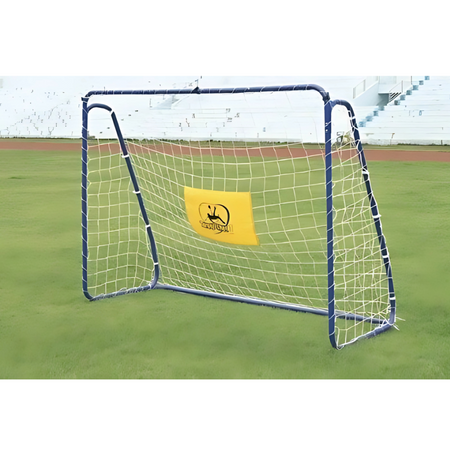 Siatka Do Bramki Piłkarskiej Metalowej Treningowej Mocna Biała 213x152x76cm