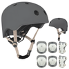 Kask Rowerowy Orzeszek Regulowany Na Hulajnogę Wentylowany In-mold + Zestaw Ochraniaczy