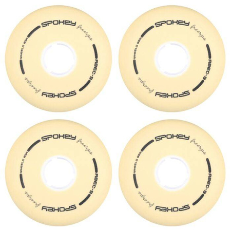 SPOKEY Zestaw 8 Kółek Do Rolek 80mm Bez Łożysk