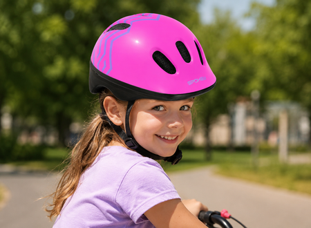 Kask Rowerowy Regulowany Na Rolki Hulajnogę Dziecięcy Ochronny Wentylowany