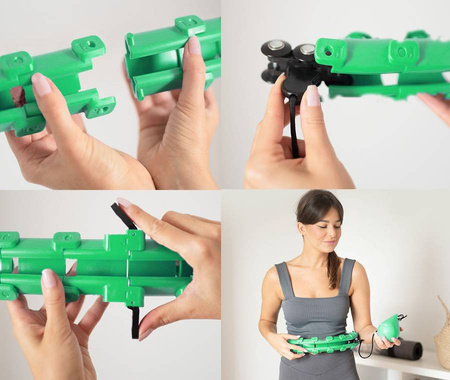 HMS Hula Hop Odchudzające Z Wypustkami i Obciążnikiem