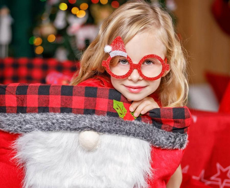 Świąteczny Pokrowiec Na Krzesło Dekoracja Na Boże Narodzenie 65 x 45 cm