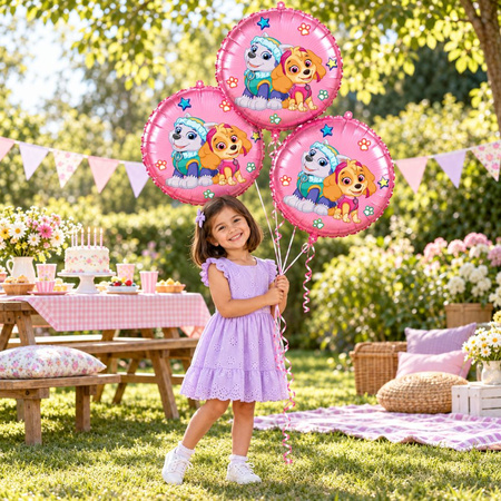 Balony Foliowe Dekoracyjne Imprezowe Na Urodziny PAW PATROL 18" 3 szt.