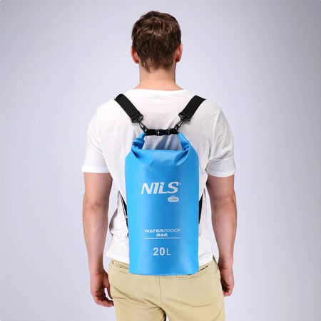Worek Plecak Wodoodporny Wodoszczelny DRY BAG Żeglarski 20 L NILS CAMP