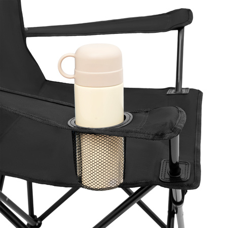 Krzesło Turystyczne Składane Kempingowe Plażowe Ogrodowe + Pokrowiec NILS