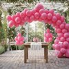 Balony Pastelowe Ciemnoróżowe Lateksowe Na Urodziny Chrzest 12" 100 szt.