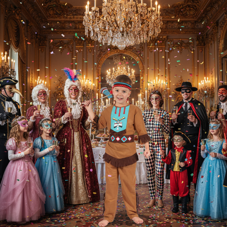 Strój Indianina Kostium Przebranie Na Karnawał Halloween Dla Dziecka GODAN