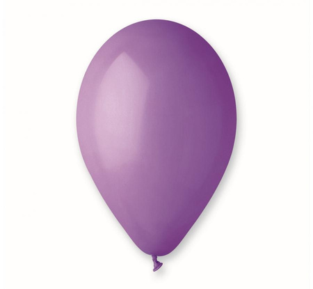 Balony Lateksowe Klasyczne Pastelowe Lawendowe Na Urodziny 10" - 100 szt.