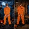 Strój Więźnia Kostium Skazańca Na Halloween Przebranie Dla Dorosłych GODAN