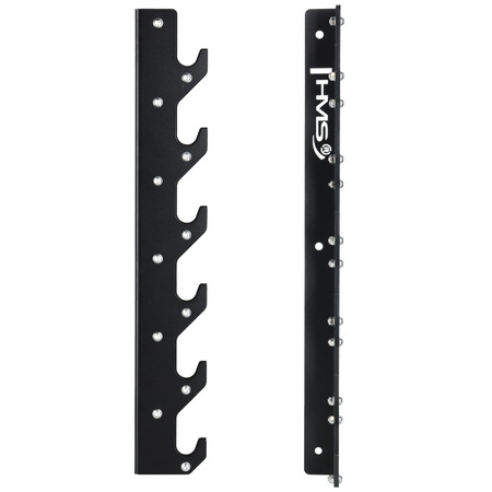 Wieszak Ścienny Na Sztangi 6 Gryfów Uchwyt Montowany Stalowy Do 180 kg