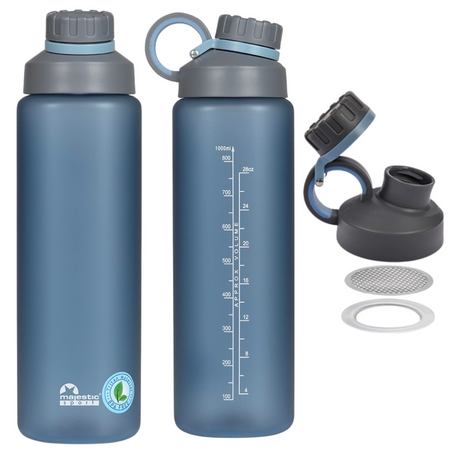 MAJESTIC SPORT Butelka Tritanowa Sportowa Bidon Rowerowy Na Wodę 1000 ml