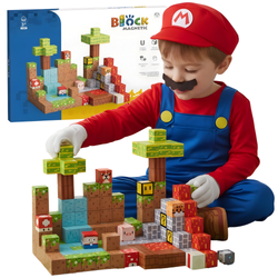 Klocki Magnetyczne Konstrukcyjne Zestaw 147 Elementów Edukacyjne Dla Dzieci