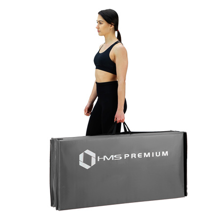 HMS Materac Gimnastyczny Składany Mata Do Ćwiczeń Fitness Treningu