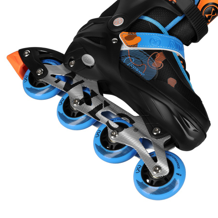 Rolki Regulowane Dziecięce Rekreacyjne Kauczukowe Kółka ABEC-7 Nils Extreme