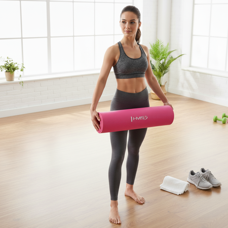 HMS Mata Do Ćwiczeń Fitness Gruba Antypoślizgowa 1,5 cm