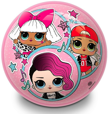 MONDO Piłka Gumowa Dla Dzieci LOL SUPRISE 23 cm