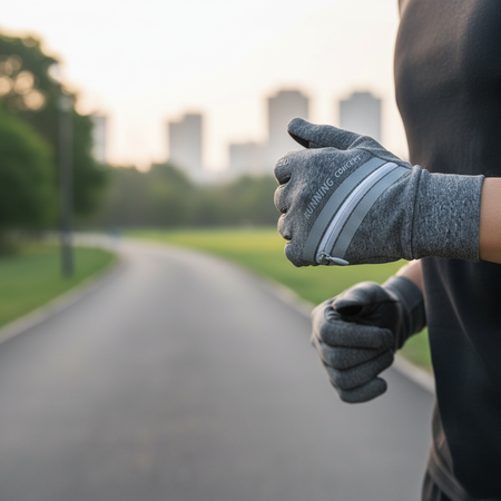 Rękawice Rękawiczki Zimowe Sportowe Do Biegania Ciepłe Narciarskie METEOR