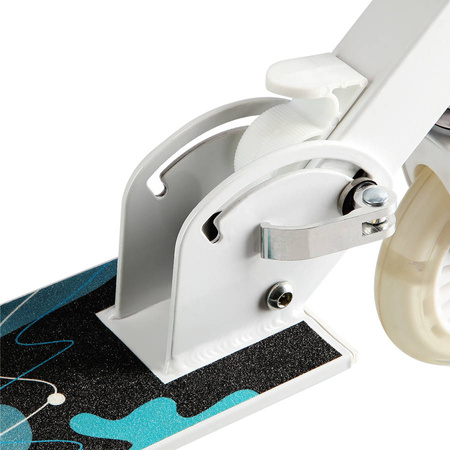 Hulajnoga Miejska Klasyczna Składana Dla Dzieci Regulowana Koła LED 120 mm