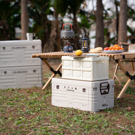 Skrzynia Pojemnik Do Przechowywania Transportowa Modułowa Kempingowa 2w1
