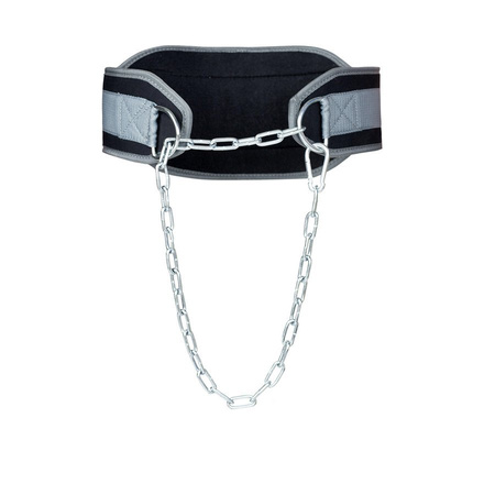 HMS Dip Belt Pas Obciążeniowy Kulturystyczny + Talerz Olimpijski 5 kg