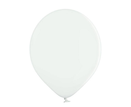 BELBAL Lateksowe Białe Klasyczne Chromowane Balony 30 cm - 100 szt.