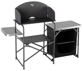 Szafka Turystyczna Kuchnia Kempingowa Składana Mebel Z Blatem i Osłoną NILS