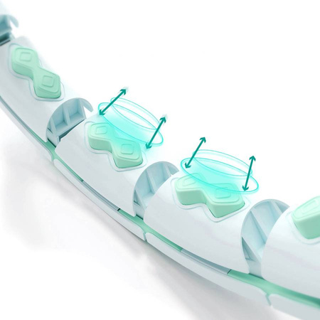 HMS Hula Hop Odchudzające Z Obciążeniem i Licznikiem + Pas