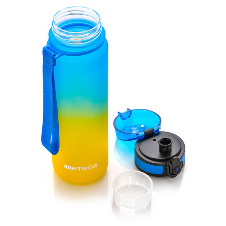 Butelka Sportowa Bidon Na Wodę Z Miarką Tritanowa Z Ustnikiem 500 ml METEOR