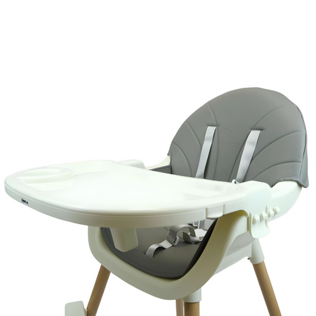MERKAN Krzesełko Stalowe Fotelik Do Karmienia Z Blatem 3w1 Dla Dziecka