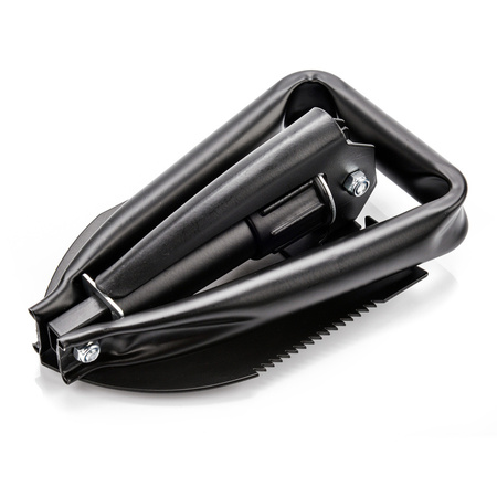 METEOR Ergonomiczna Składana Saperka Turystyczna 3w1 Łopata Piła Motyka 46 cm