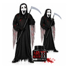 Strój Krzyk Na Halloween  Duch Kostium 120/130 cm + Kosa 102cm + Krew 250ml