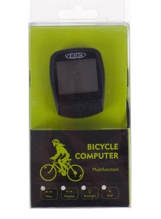 VERSO Licznik Rowerowy Przewodowy Prędkościomierz Komputerek Wodoodporny