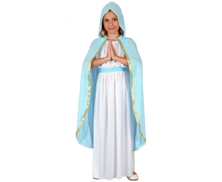 Strój Maryja Matka Boska Kostium Przebranie Na Jasełka Bal Dla Dziewczynki