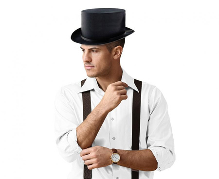 Kapelusz Cylinder Elegancki Przebranie Magik Iluzjonista Na Bal Karnawał