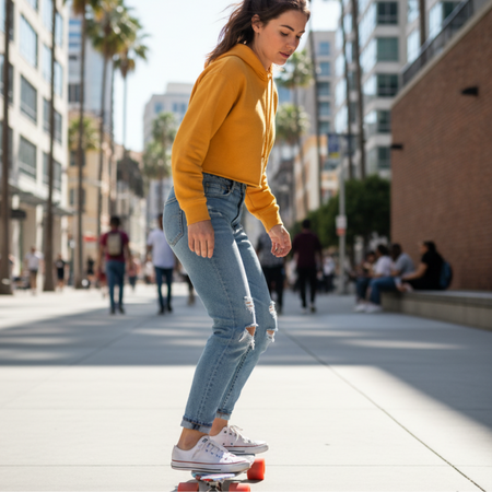 Deskorolka Fiszka Klasyczna Dla Dzieci Miejska Fishboard Skate METEOR