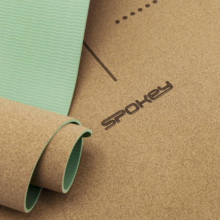 Mata Korkowa Do Ćwiczeń Jogi Fitness Antypoślizgowa 183 x 61 x 0,4 cm