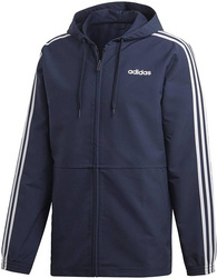 Kurtka Wiatrówka Przejściowa Sportowa Męska Z Kapturem Do Biegania ADIDAS