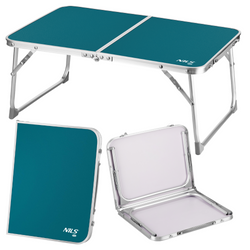 Stół Ogrodowy Plażowy Składany Turystyczny Niski Na Taras Niebieski NILS